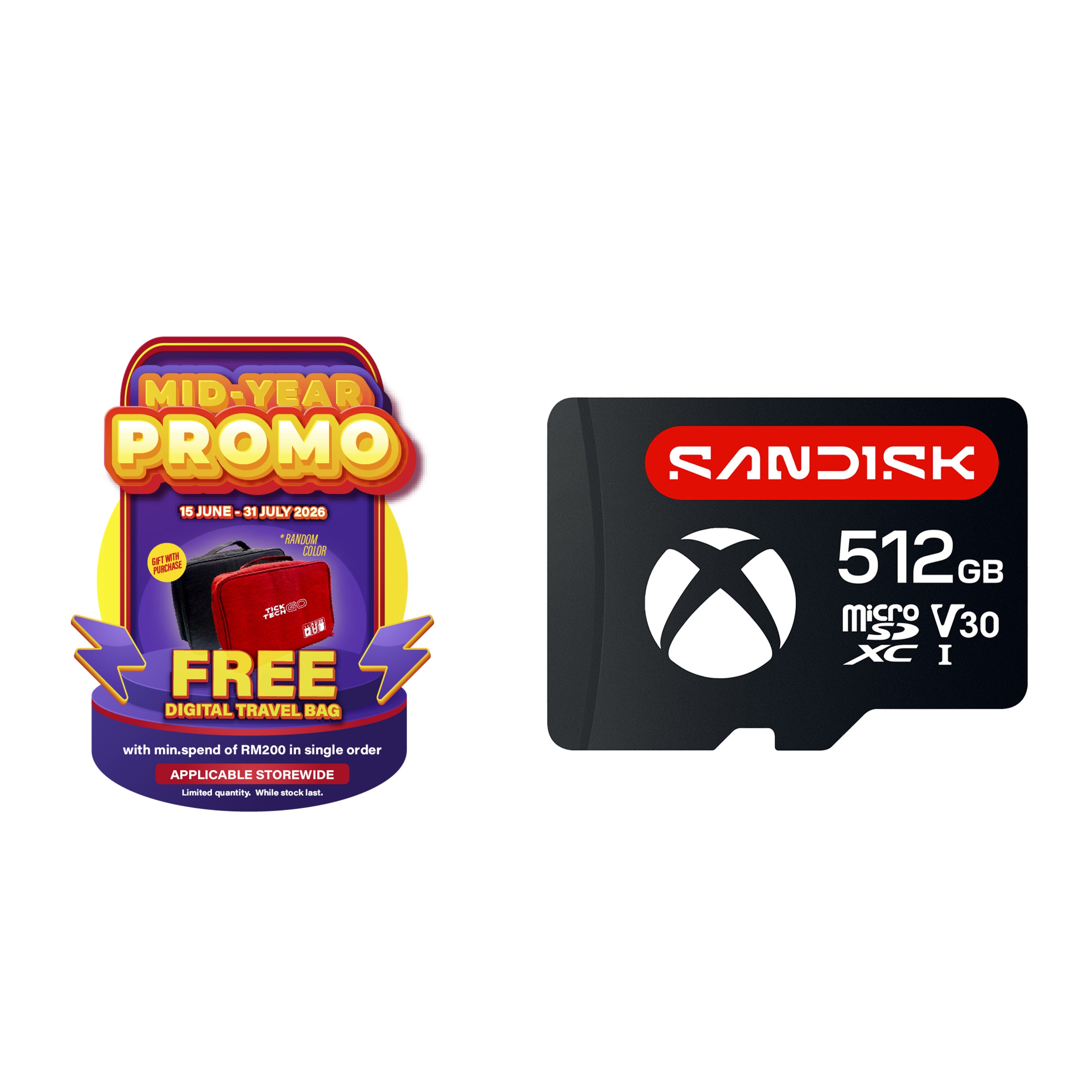 Sandisk® microSD™ Card for ROG Xbox Ally (X) Officially Xbox Licensed SQXKN (512GB/ 1TB/ 2TB)-Data Storage-futuromic